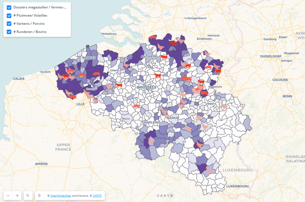 Livestock mega-farms – Global Mapping Hub by Greenpeace International